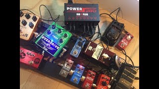 Video thumbnail for Donner DP 4 Guitar Pedal Power Supply 8 Iso Out SAG 4V - 9 V Voodoo Lab Pedal Power 2 Plus Clone? by Greg Kocis