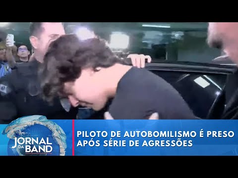 Piloto é preso após série de agressões | Jornal da Band
