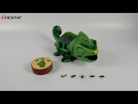 Infrared RC Chameleon How to Eat Foods