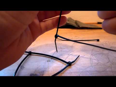 YouTube video about: How to make zip tie handcuffs?