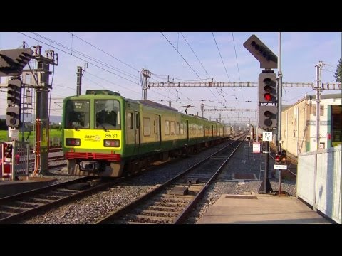 Dart Train number 8631 - Clontarf Road Station, Dublin