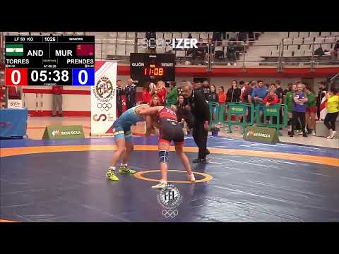 1/2 Final - WW - 50Kg: TORRES RUBIO, ANA MARÍA (AND) PRENDES LARIOS, CARLOTA (MUR)