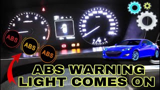 ABS WARNING LIGHTS ON - HYUNDAI SONATA 2017