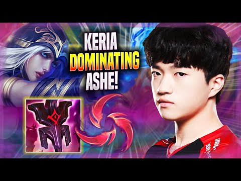 KERIA DOMINATING WITH ASHE! - T1 Keria Plays Ashe SUPPORT vs Rakan! | Season 2022