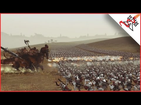 10500 HANDGUNNERS vs 39 DRAGON OGRE SHAGGOTH - Total War: WARHAMMER Gameplay