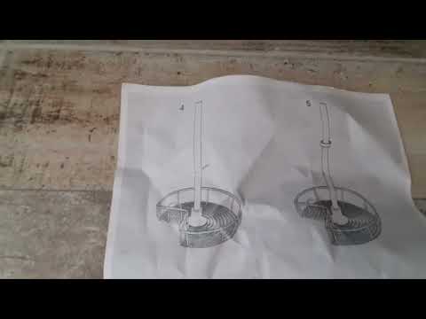 DYI cum montezi un cos rotativ 3 sferturi pentru mobila de bucătărie. Rotary basket for kitchen