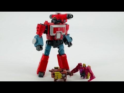 Transformers MTMTE Studio Series PERCEPTOR W/ RAMHORN and RATBAT Video Review