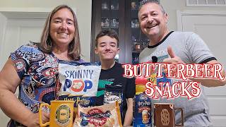 Trying Various Butterbeer Snacks! Do They Really Taste Like Butterbeer? Our Reaction And Review!