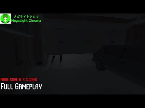 make sure it's closed | Full Gameplay 【A Short horror game & Scary about closing garage door】