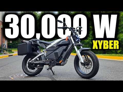 The Future of CUSTOM Electric BIKES is Looking Good SEGWAY XYBER 72V 72Ah Monster Ebike