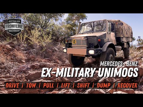 Australian Ex-Military Mercedes-Benz Unimogs - Drive | Tow | Pull | Lift | Shift | Dump | Recover