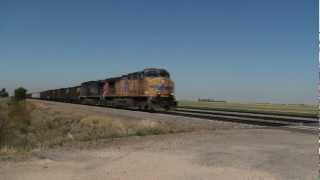 preview picture of video 'Union Pacific Across Nebraska!'