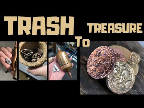 Trash To Treasure - Odd Copper Pieces - Aluminium Bronze & Copper Coins From Scrap