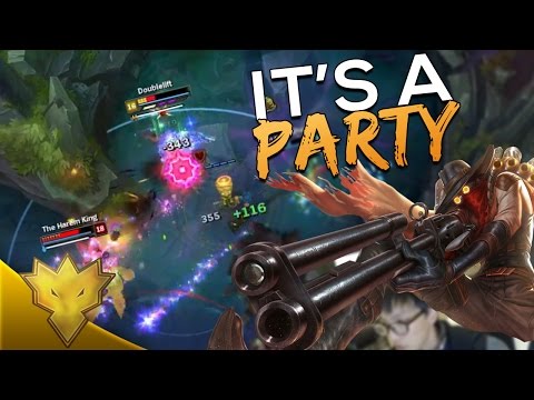 TSM Doublelift vs. Scarra - IT'S A PARTY - Preseason 7 Flex Queue Highlights