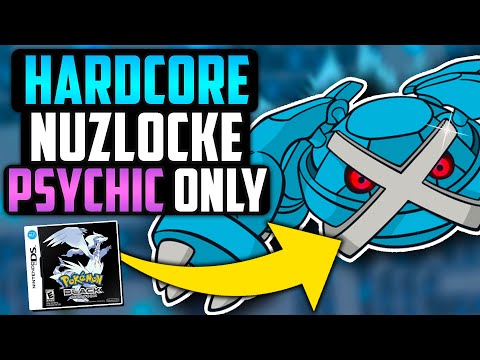 CAN I BEAT A POKÉMON BLACK HARDCORE NUZLOCKE WITH ONLY PSYCHIC TYPES!? (Pokémon Challenge)