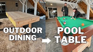 DIY Outdoor Pool/Dining Table | FACEBOOK MARKETPLACE TRANSFORMATION!