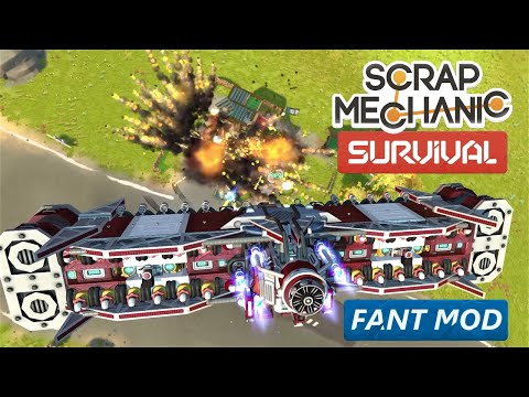 The Cloud-Of-War | Scrap Mechanic Survival | Fant Mod
