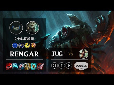Rengar Jungle vs Nidalee - EUW Challenger Patch 12.5