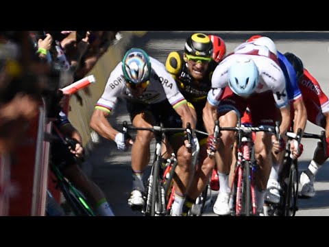 Tour de France: Peter Sagan kicked out of race over Cavendish crash