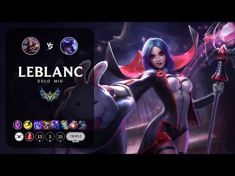 LeBlanc Mid vs Ryze - KR Challenger Patch 13.6