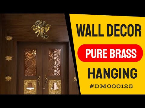 Multicolor brass wall hanging, size: large