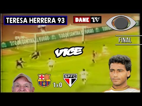 Teresa Herrera 1993 - Barcelona 1x0 São Paulo