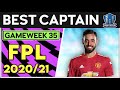 FPL Triple Gameweek 35 Best Captain | Fantasy Premier League Tips 2020/21