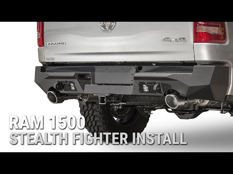 HOW TO: Install RAM 1500 Stealth Fighter Rear Bumper with OEM Removal