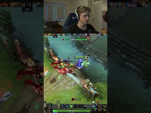 TOPSON GOT VERY SMART TEAMMATES OUTPLAY ON MID IN DOTA 2 #dota2 #gamer #gaming #outplay #twitch