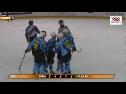 Vidzemes čempionātā hokejā Seda pārspēj Valmieras Infleksu