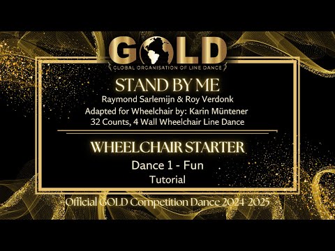 GOLD 2024 Wheelchair Starter - Dance 1: Fun "Stand By Me" - Tutorial without music