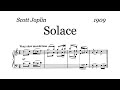 Scott Joplin - Solace (1909) [Score-Video]