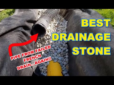 What is the Best Drainage Stone to Use for Your French Drain? [FRENCH DRAIN MISTAKES]