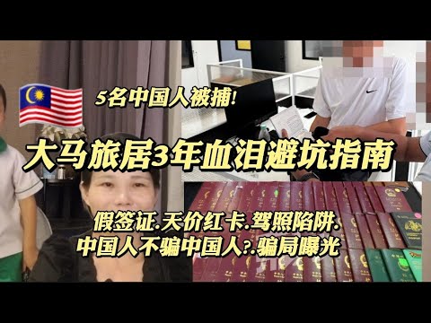 Thumbnail for 拍手点赞~大马移民局抓中国人办假签证！旅居3年陪读妈妈血泪史，聊下我与中国人交往中的踩坑经历：假签证/驾照/红卡骗局...花2400马币买假驾照....