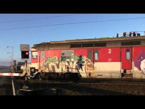 AŽD 71 časť II., ZSSK Pantograf 560 Levice - Nové Zámky. Slovensko, Slovakia.