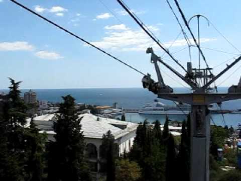 MVI 9468 Yalta, Ukraine cable car