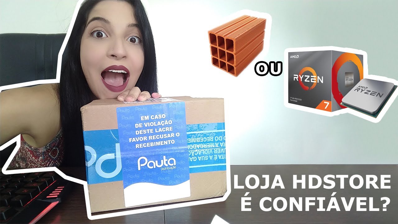 LOJA HDSTORE - HD STORE - PAUTA DISTRIBUIÇÃO É CONFIÁVEL MINHA EXPERIÊNCIA - RYZEN 7 3700X UNBOXING