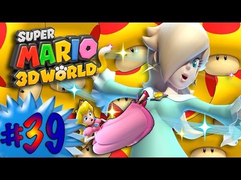 Super Mario 3D World | Part 39 | 100% Co-op Walkthrough [Mega Mushrooms!!]