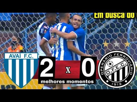 Avaí 2 x 0 Operário - Melhores momentos Brasileirão Série B 2020