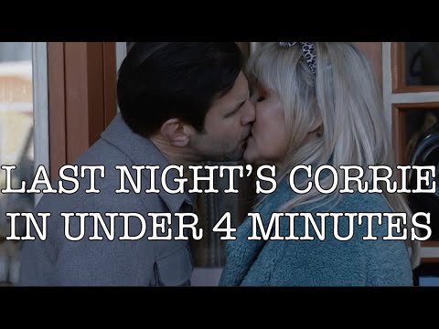 Last Night's Corrie in Under Four Minutes - 17 April 2023