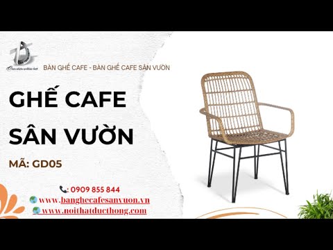 hình ảnh Video giới thiệu sản phẩm Ghế Cafe Sân Vườn GD05 | Nội Thất Đức Thông Dĩ An 45