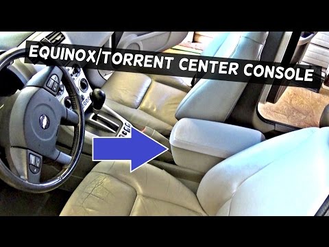 How to Remove the Center Console on CHEVROLET EQUINOX or PONTIAC TORRENT