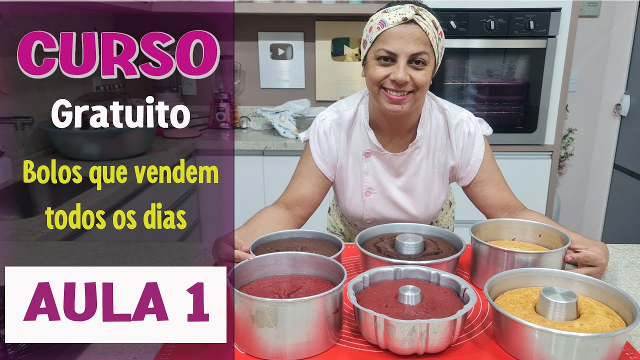 CURSO GRATUITO BOLOS QUE VENDEM TODOS OS DIAS / AULA 1 @PARISCAKEDESIGNER