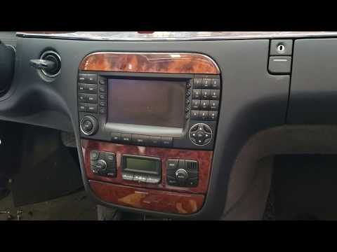 2000 2006 Mercedes S500 S600 S55 W220 How to remove climate control