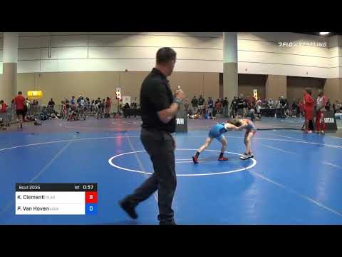 63 Lbs Quarterfinal - Kash Clementi, Gladiators Academy Vs Preston Van Hoven, Legacy Wrestling 8f8