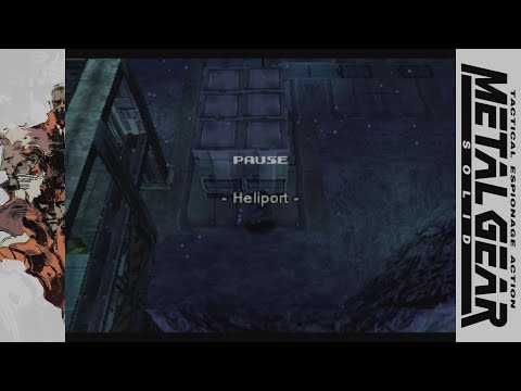 Metal Gear Solid 1 PS5 4K - Part 2 - Heliport