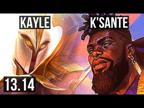 KAYLE vs K'SANTE (TOP) | 300+ games | EUW Master | 13.14