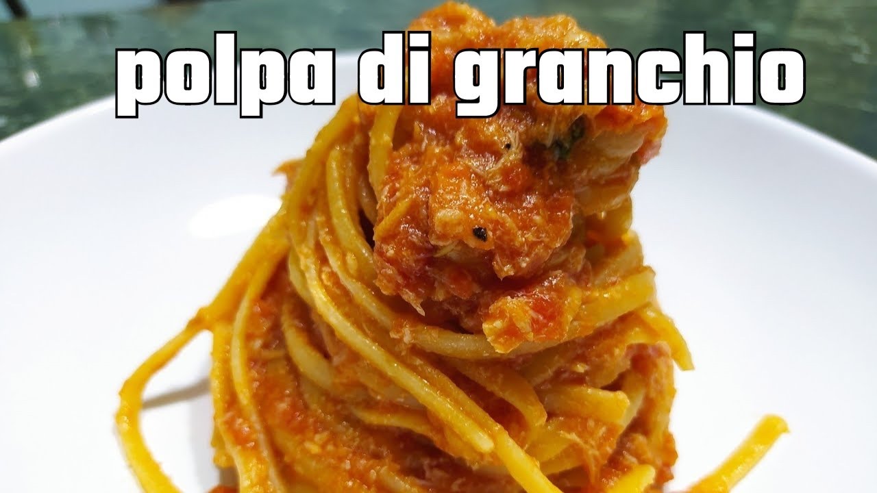 pasta con polpa di granchio (senza panna)