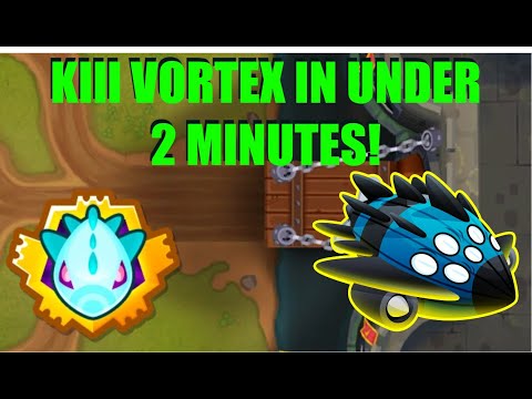 BTD6 - How to Kill Vortex In Under 2 minutes - Top 50 strategy w/commentary - Dark Castle