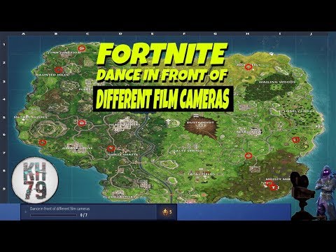 download all film cameras dance in front of 7 camera fortnite season - fortnite all the film cameras